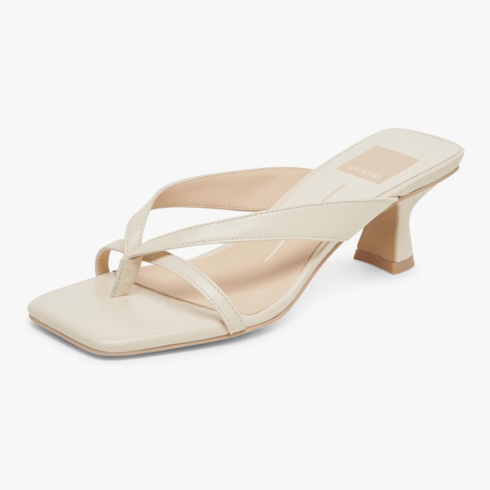 Dolce Vita Women's Brevel Heeled Sandal Off White Cream